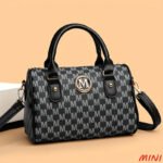 Novastelix Stylish Women's Faux Leather Crossbody Bag with Elegant Gold "M" Accent - Image 9