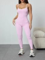 Novastelix Women Seamless Bodysuit Sportswear Woman Gym Jumpsuits Clothing Yoga Clothes Fitness Rompers Women Sports Leggings Pants New - Image 3