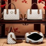 Novastelix Stylish Women's Faux Leather Crossbody Bag with Elegant Gold "M" Accent - Image 4