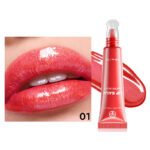 Novastelix YOUNG VISION 6 Colors Fine Shimmering Hydrating Pipe Lip Gloss Moisturizing Crystal Gloss Lip Gloss Layering Lip Makeup - Image 13