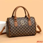 Novastelix Stylish Women's Faux Leather Crossbody Bag with Elegant Gold "M" Accent - Image 8