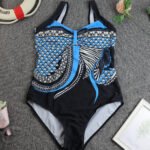 Novastelix Women's Vintage Print One-Piece Swimsuit ?? Tummy Control, Plus Size - Image 2