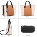 Novastelix Women's Stylish Large Tote Shoulder Bag - Versatile Satchel for Work and Everyday Use - Image 4