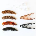 Novastelix Frosted Solid Color Banana Hair Clips ?C Fashion Ponytail Barrettes & Hair Claws for Women - Image 12