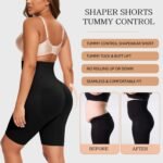 Novastelix High-Waisted Tummy Control Shapewear Shorts - 2 Pack Body Shaper for Thigh Slimming - Image 4