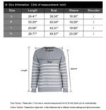 Novastelix Cozy Striped Quarter Zip Pullover Sweater for Women - Knitted Warmth and Style - Image 6