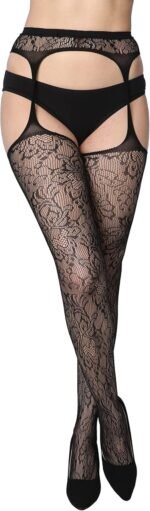 Novastelix Women's Lace Fishnet Stockings - Sexy Pantyhose in Regular and Plus Sizes (Pack of 6) - Image 4