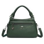 Novastelix Elegant 100% Genuine Cowhide Handbag - Designer Crossbody Bag with Exquisite Hardware for Women - Image 9
