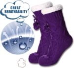 Novastelix Cozy Fleece-Lined Non-Slip Winter Slipper Socks for Women with Grippers - Image 5
