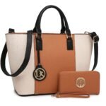 Novastelix Women's Stylish Large Tote Shoulder Bag - Versatile Satchel for Work and Everyday Use