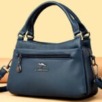 Novastelix Elegant 100% Genuine Cowhide Handbag - Designer Crossbody Bag with Exquisite Hardware for Women - Image 2