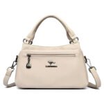 Novastelix Elegant 100% Genuine Cowhide Handbag - Designer Crossbody Bag with Exquisite Hardware for Women - Image 11