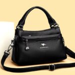 Novastelix Elegant 100% Genuine Cowhide Handbag - Designer Crossbody Bag with Exquisite Hardware for Women - Image 5